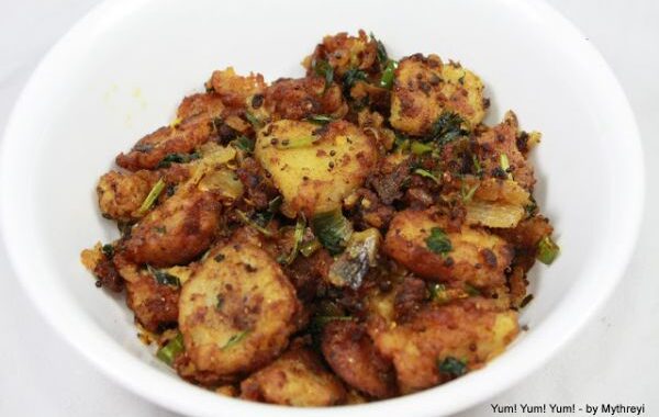 Taro Root StirFry on