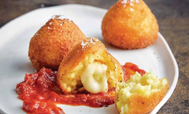 Crunchy arancini recipe